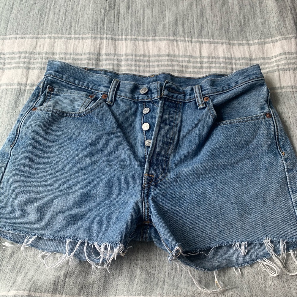 Vintage Levis 501 cut offs, size 32 waist